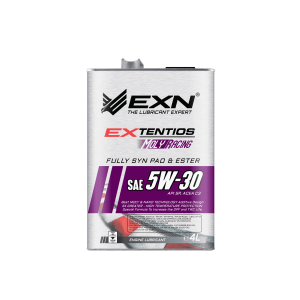 Dầu nhớt ô tô EXN MolyRacing 5W-30 PAO & Ester – 4L